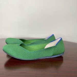 Rothy’s  women flat shoes green size 8
